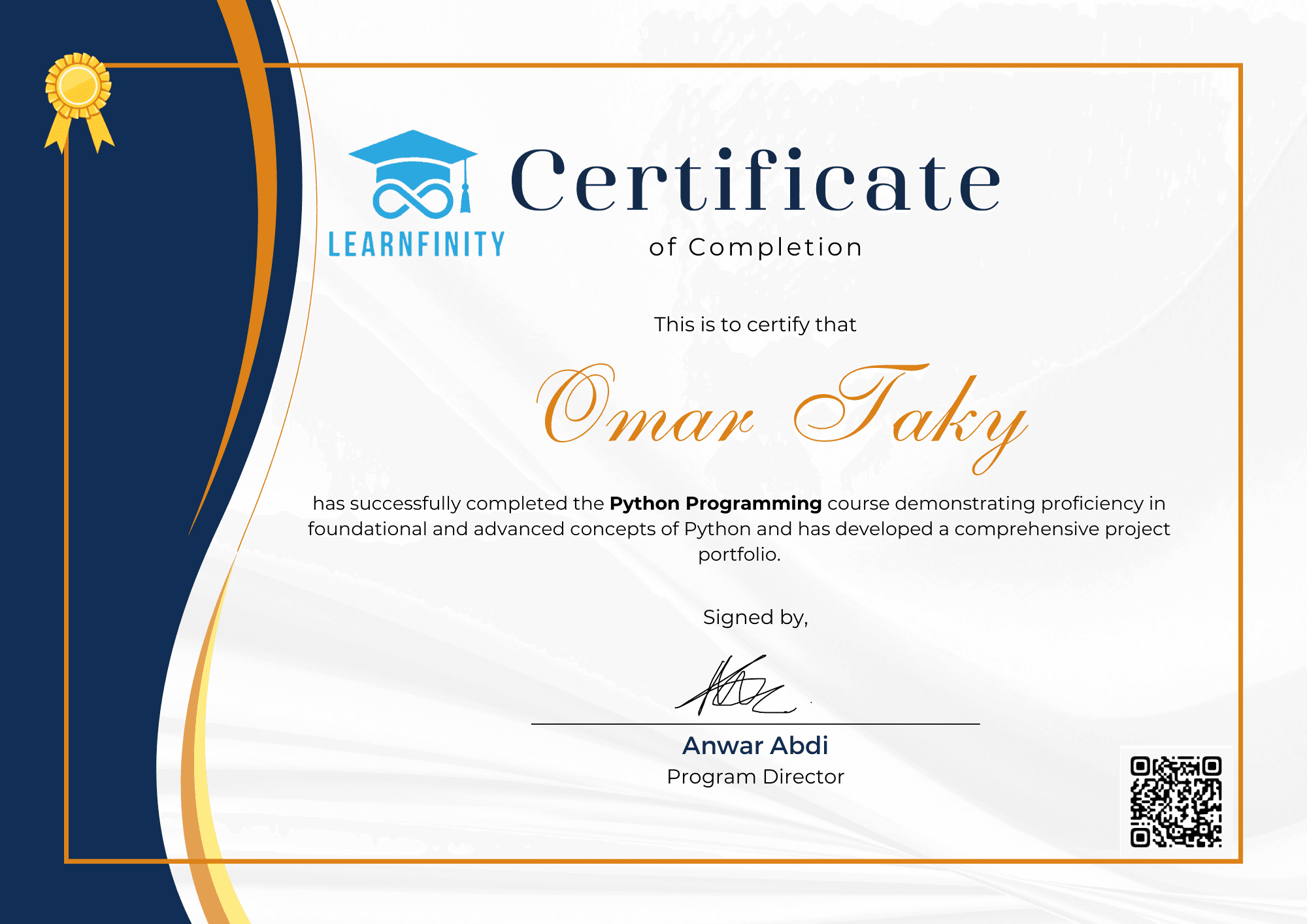 Certification