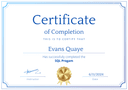 Learnfinity Certificate